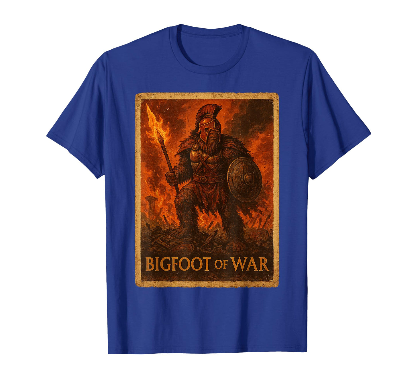 Sasquatch Ares Shirt - Greek God Bigfoot T-Shirt