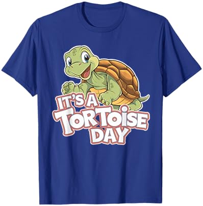 It's a Tortoise Day Design | Tortoise T-Shirt - T-Shirt | Royal