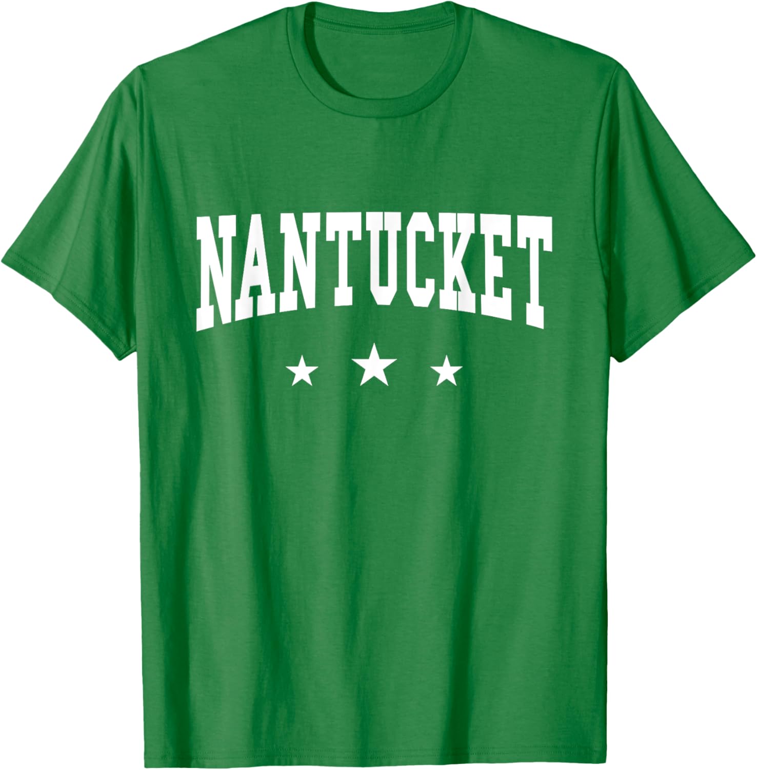 Nantucket Preppy Varsity - Massachusetts - Classic T-Shirt - T-Shirt | Irish Green