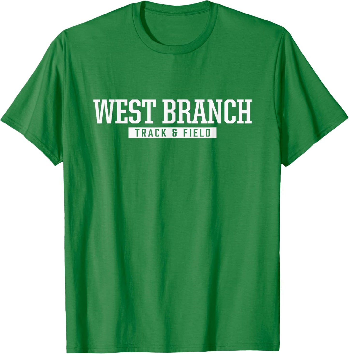 West Branch High School Track & Field T-Shirt - T-Shirt | Irish Green