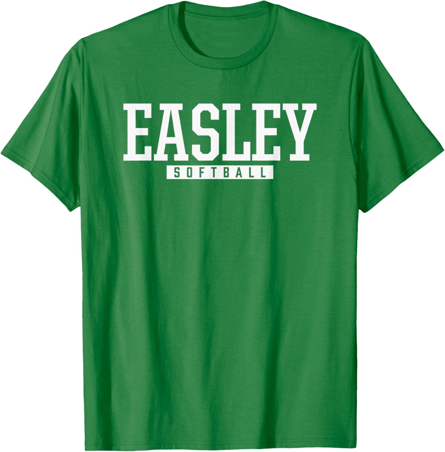 Easley High School Softball T-Shirt - T-Shirt | Irish Green