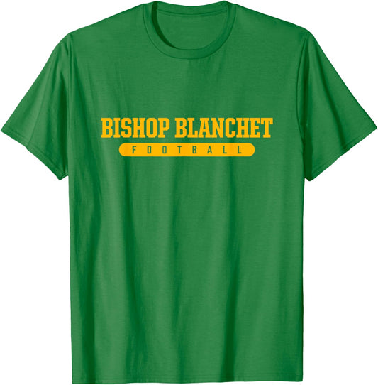 Bishop Blanchet High School Football T-Shirt - T-Shirt | Irish Green