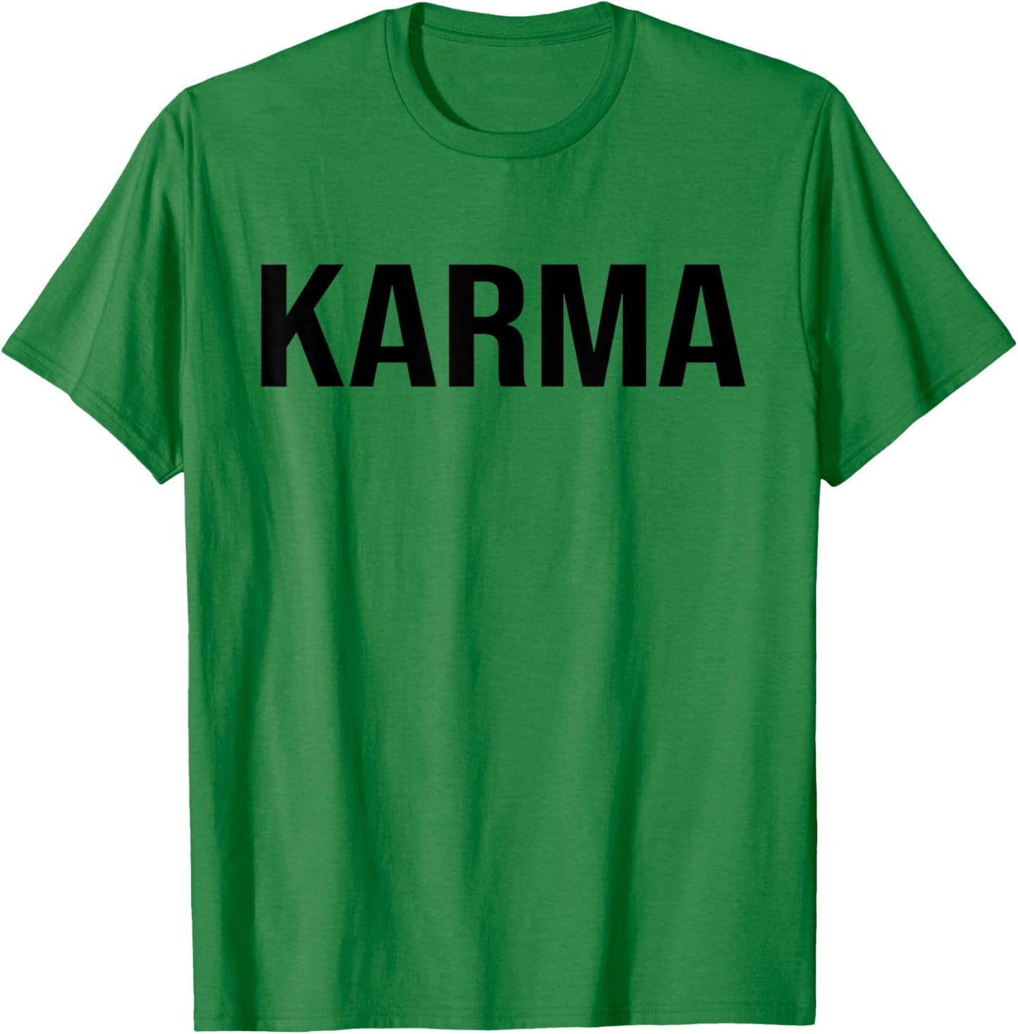 White Karma Funny Sarcastic Sassy T-Shirt - T-Shirt | Irish Green