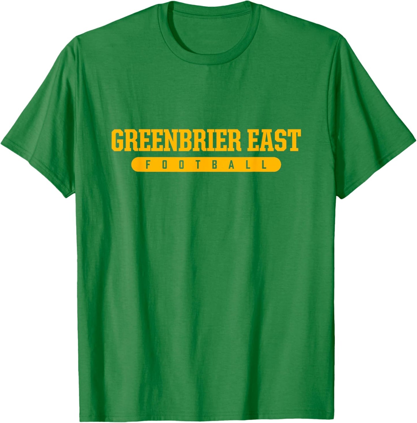 Greenbrier East High School Football T-Shirt - T-Shirt | Irish Green