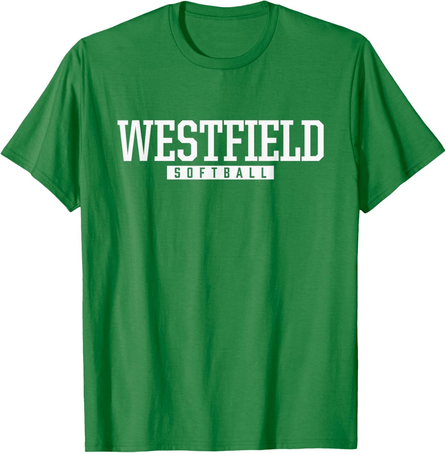 Westfield High School Softball T-Shirt - T-Shirt | Irish Green