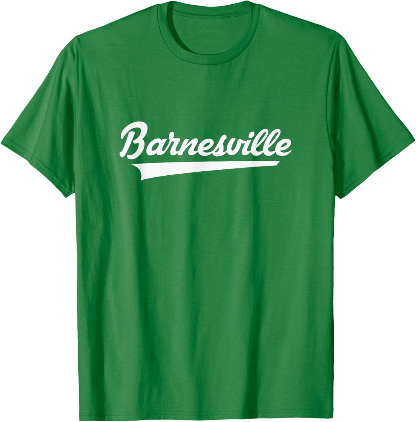 Barnesville High School Vintage Swoosh T-Shirt - T-Shirt | Irish Green