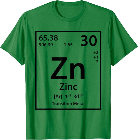 Zinc Element (black) T-Shirt - T-Shirt | Irish Green