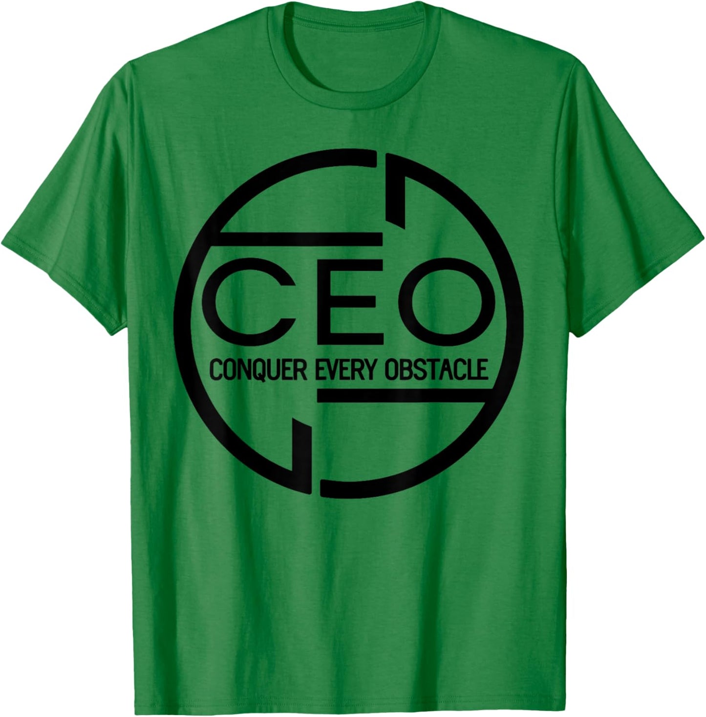 Conquer Every Obstacle T-Shirt - T-Shirt | Irish Green