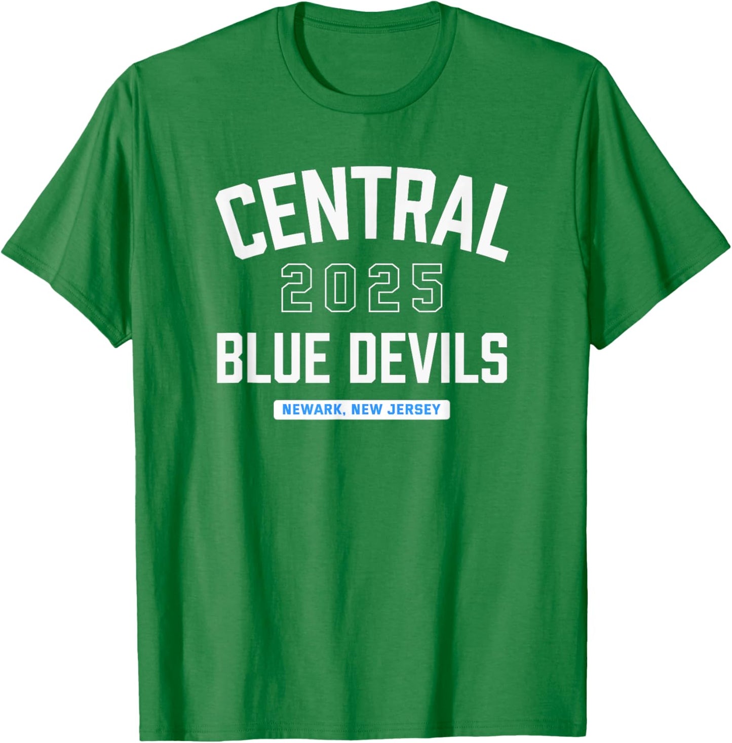 Central Blue Devils Newark, New Jersey 2025 T-Shirt - T-Shirt | Irish Green