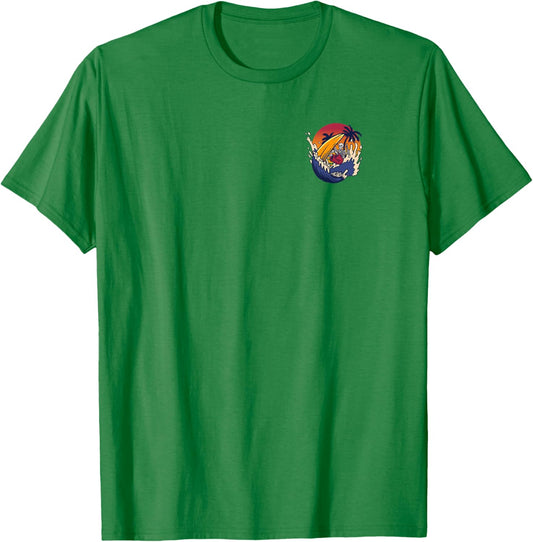 Best Banzai Pipeline Oahu Hawaii North Shore Surfing T-Shirt - T-Shirt | Irish Green