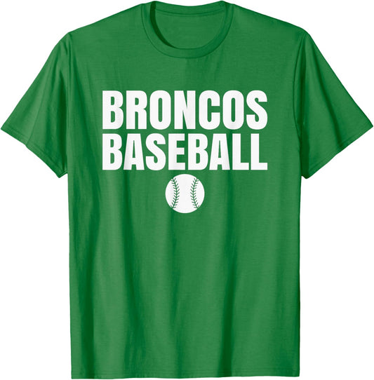 Banning Broncos Baseball T-Shirt - T-Shirt | Irish Green