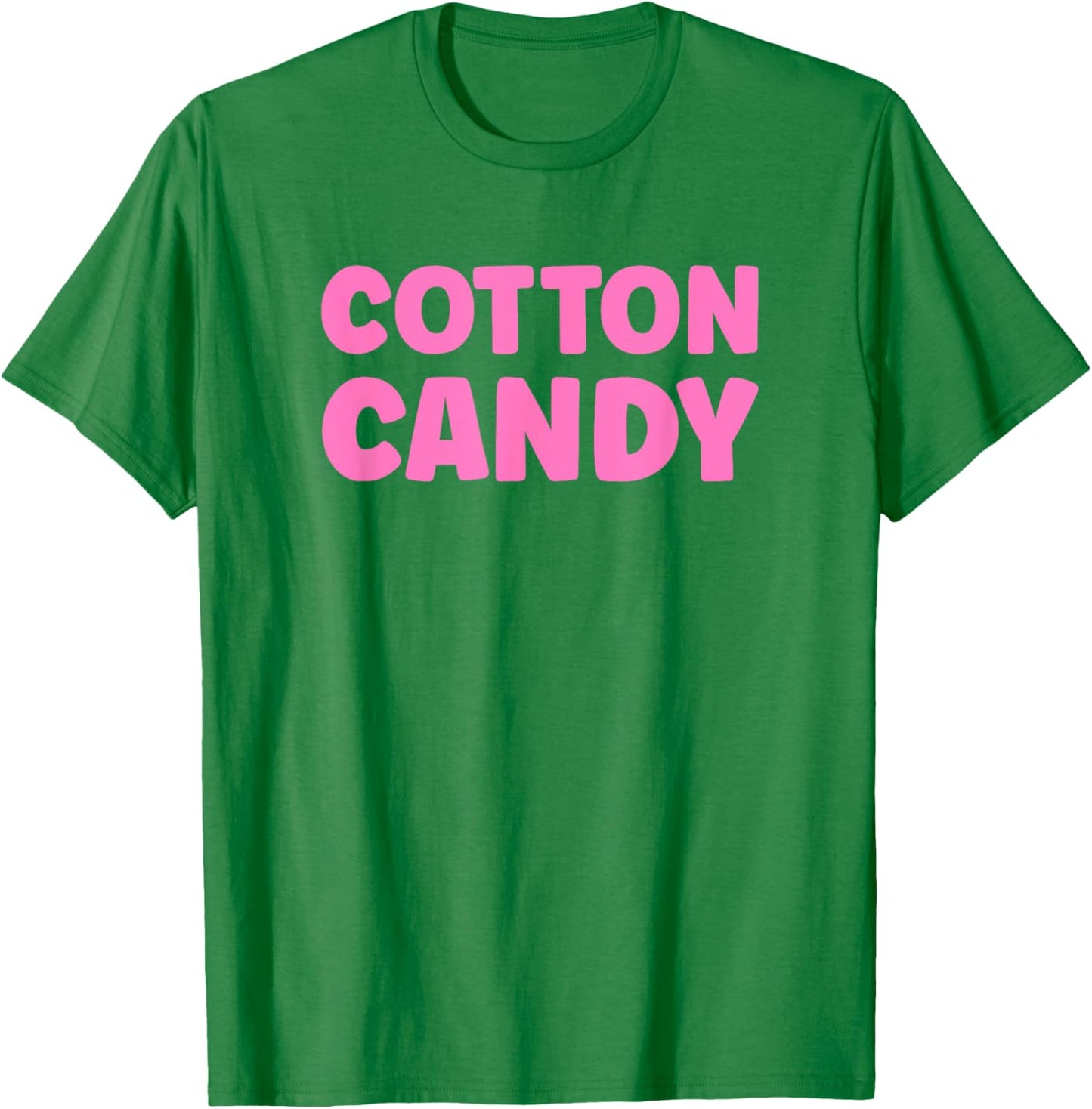 Pretend I'm Cotton Candy Halloween Costume Matching T-Shirt - T-Shirt | Irish Green