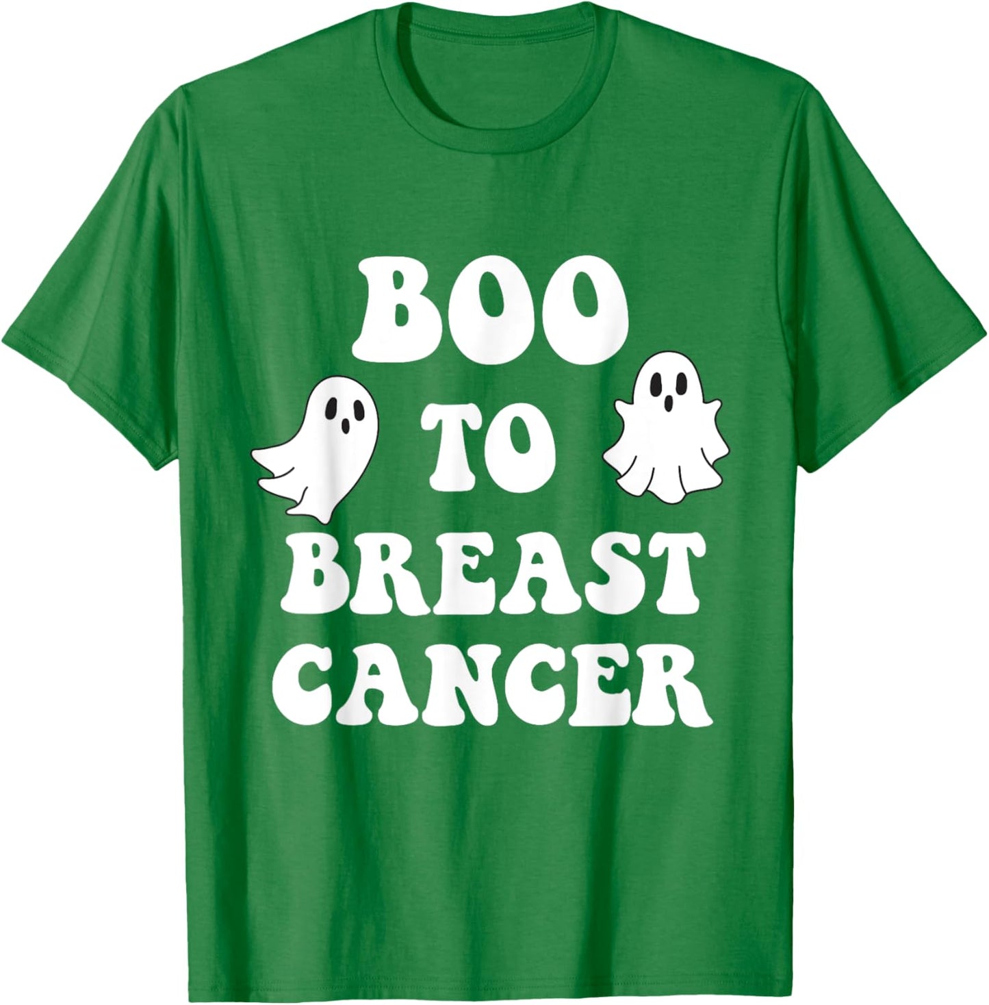 Boo to Breast Cancer Awareness Month Pink Ribbon Women T-Shirt - T-Shirt | Irish Green