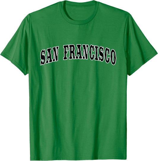 SAN FRANCISCO - Throwback Design - Classic T-Shirt - T-Shirt | Irish Green