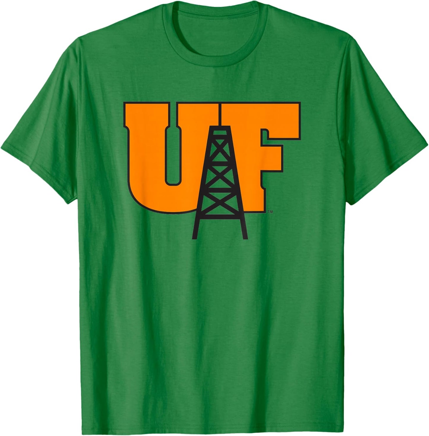 University of Findlay Oilers UF Derrick Logo T-Shirt - T-Shirt | Irish Green