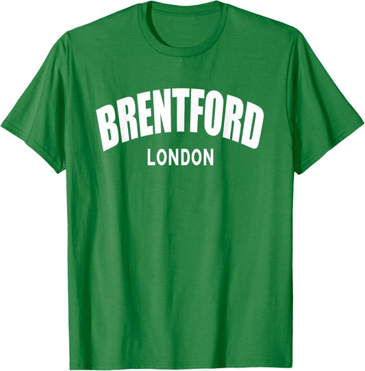 Brentford London England Kids Women Men Boys Girls Fans T-Shirt - T-Shirt | Irish Green
