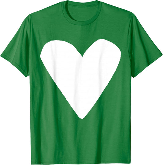 White Heart Yellow T-Shirt - T-Shirt | Irish Green