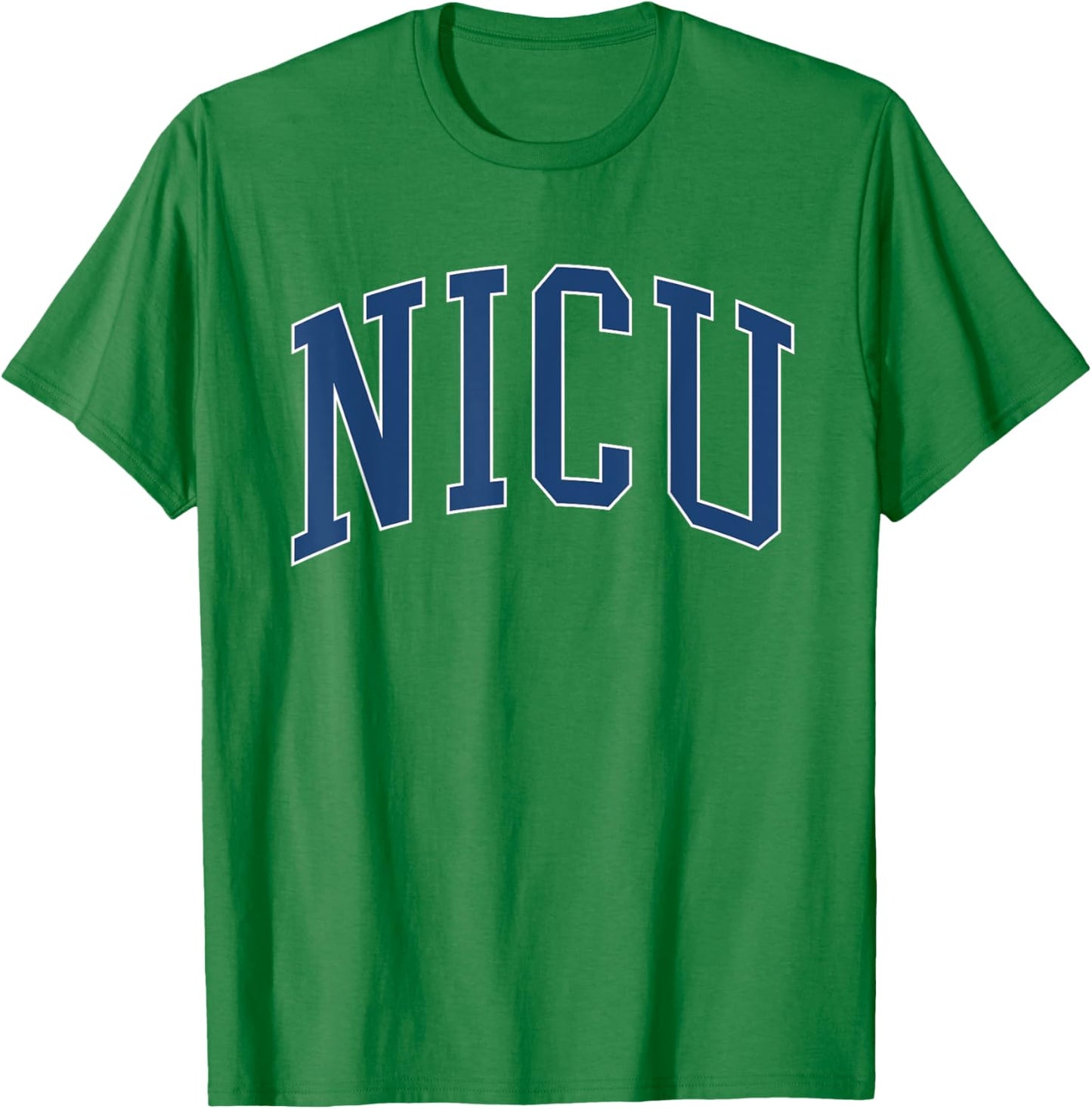 NICU Nurse Vintage Collegiate Blue T-Shirt - T-Shirt | Irish Green