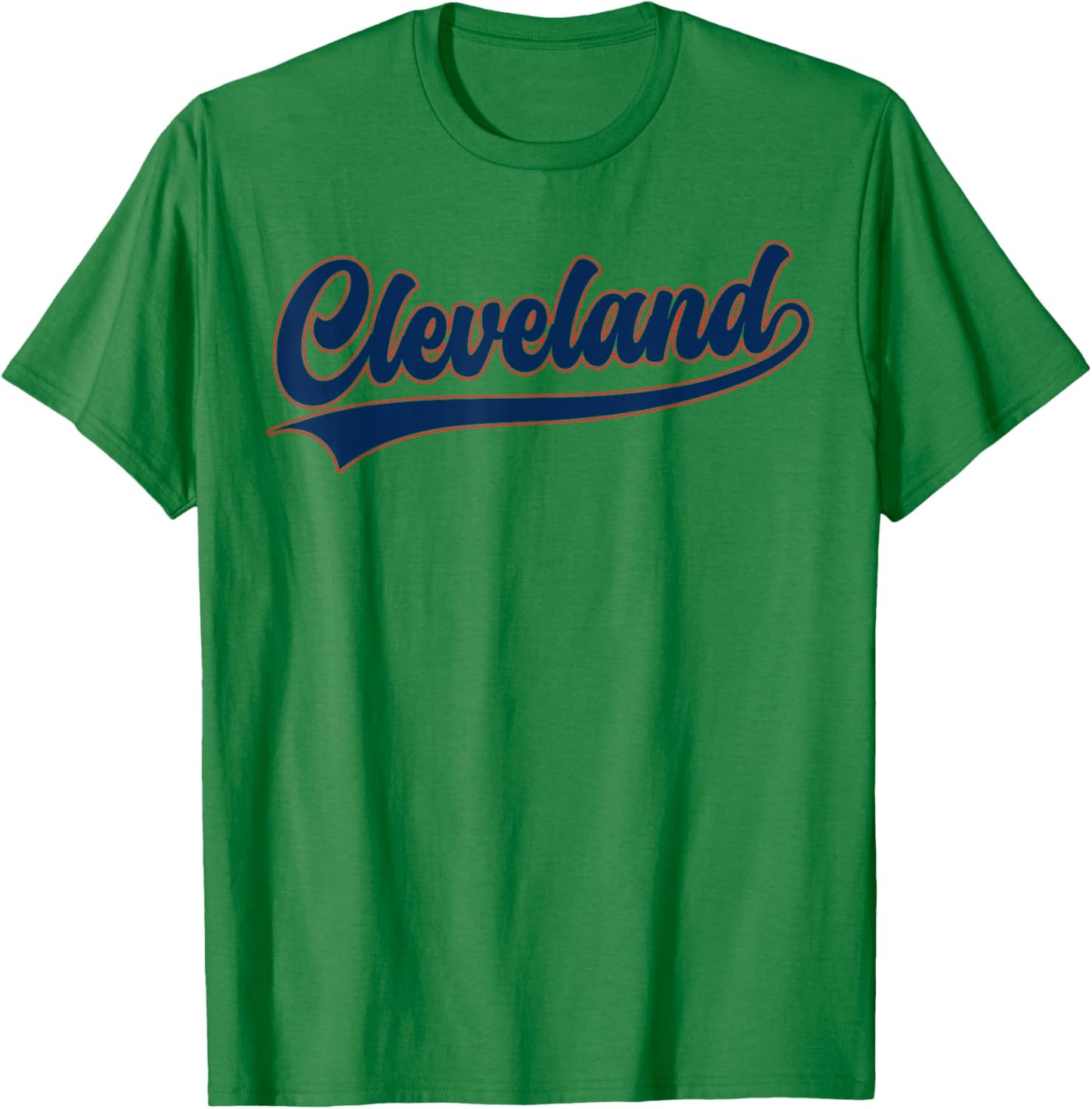 Cleveland Ohio Throwback Design Retro Vintage Game Day Lover T-Shirt - T-Shirt | Irish Green