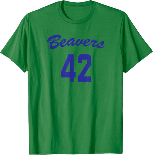 Beavers Classic 1980s Teen Werewolf Funny Vintage Graphic T-Shirt - T-Shirt | Irish Green