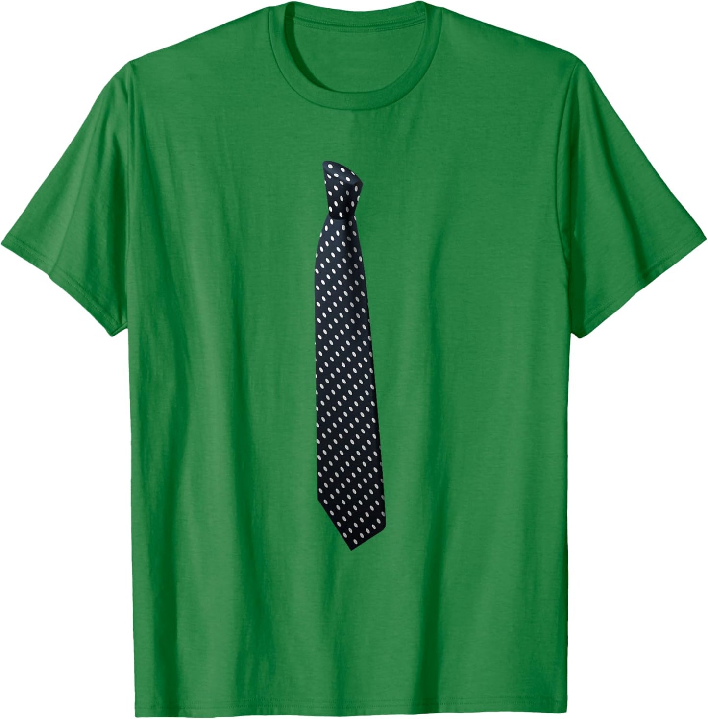 Necktie Funny Dress Black Tie Funny Elegant Business Costume T-Shirt - T-Shirt | Irish Green