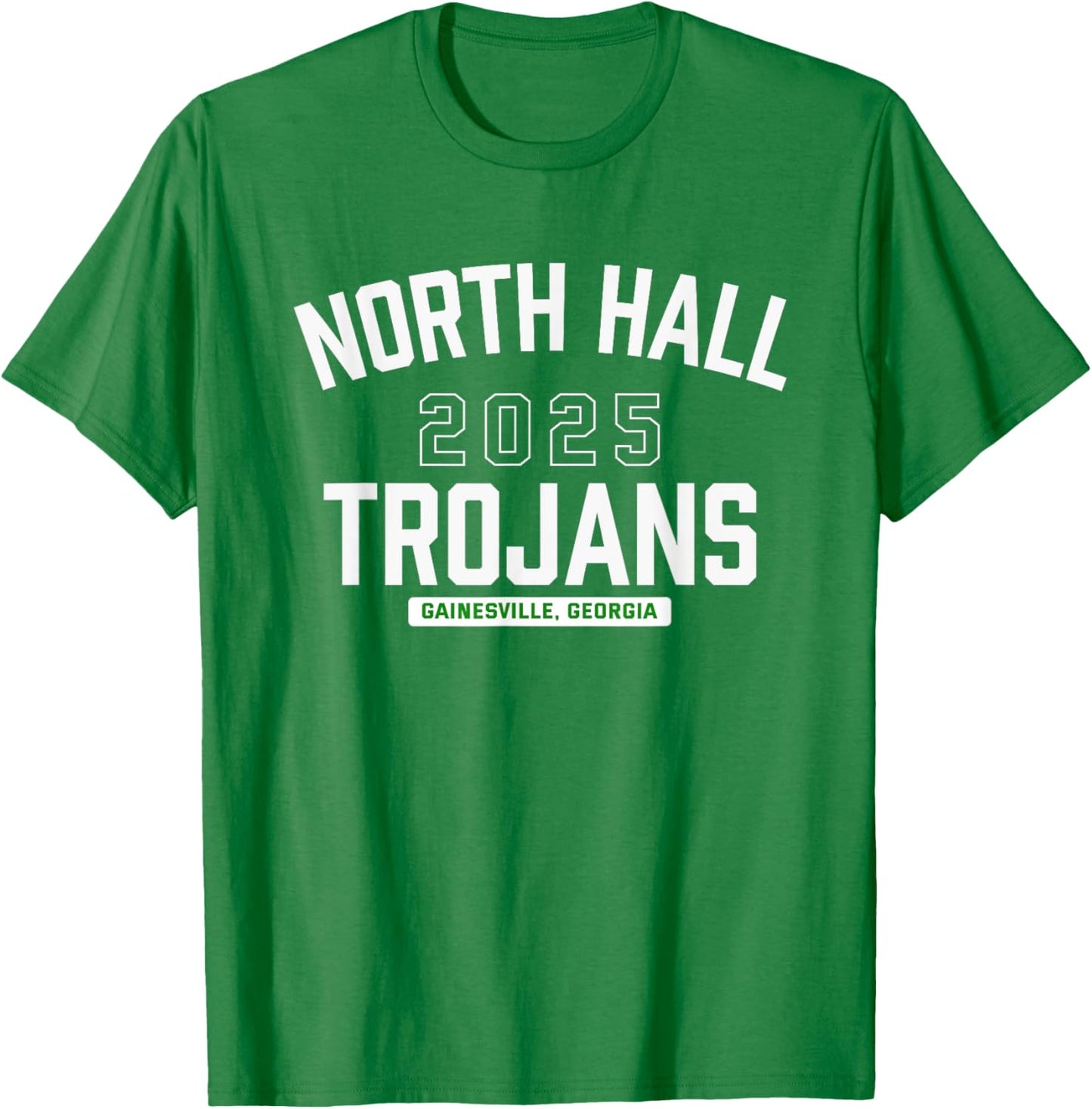 North Hall Trojans Gainesville, Georgia 2025 T-Shirt - T-Shirt | Irish Green
