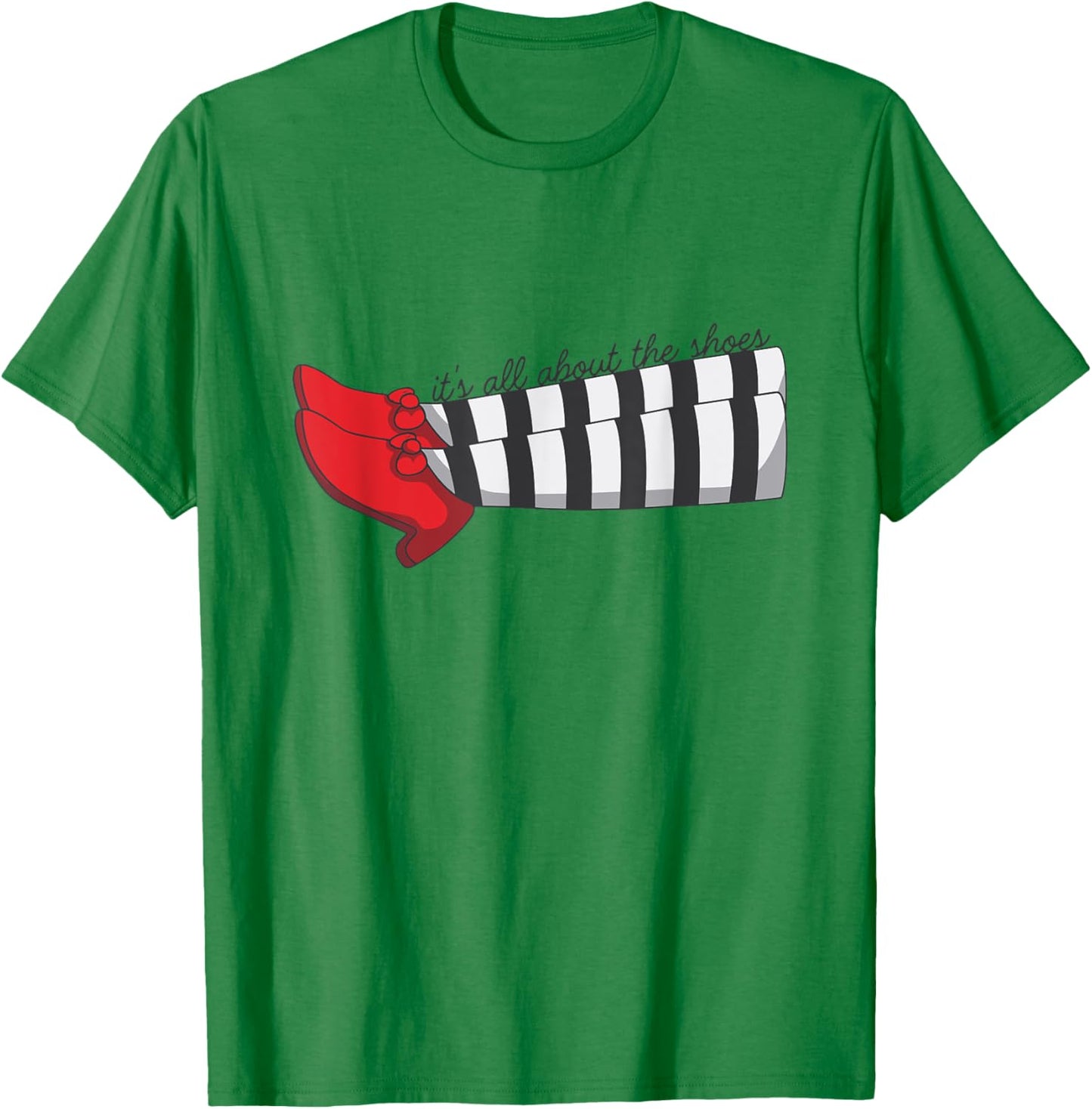 All About the Shoes Halloween Wonderful Wizard of Oz Wicked T-Shirt - T-Shirt | Irish Green