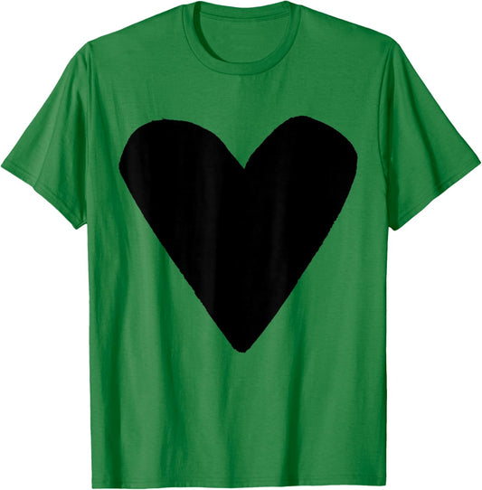 Black Heart Mustard Yellow T-Shirt - T-Shirt | Irish Green