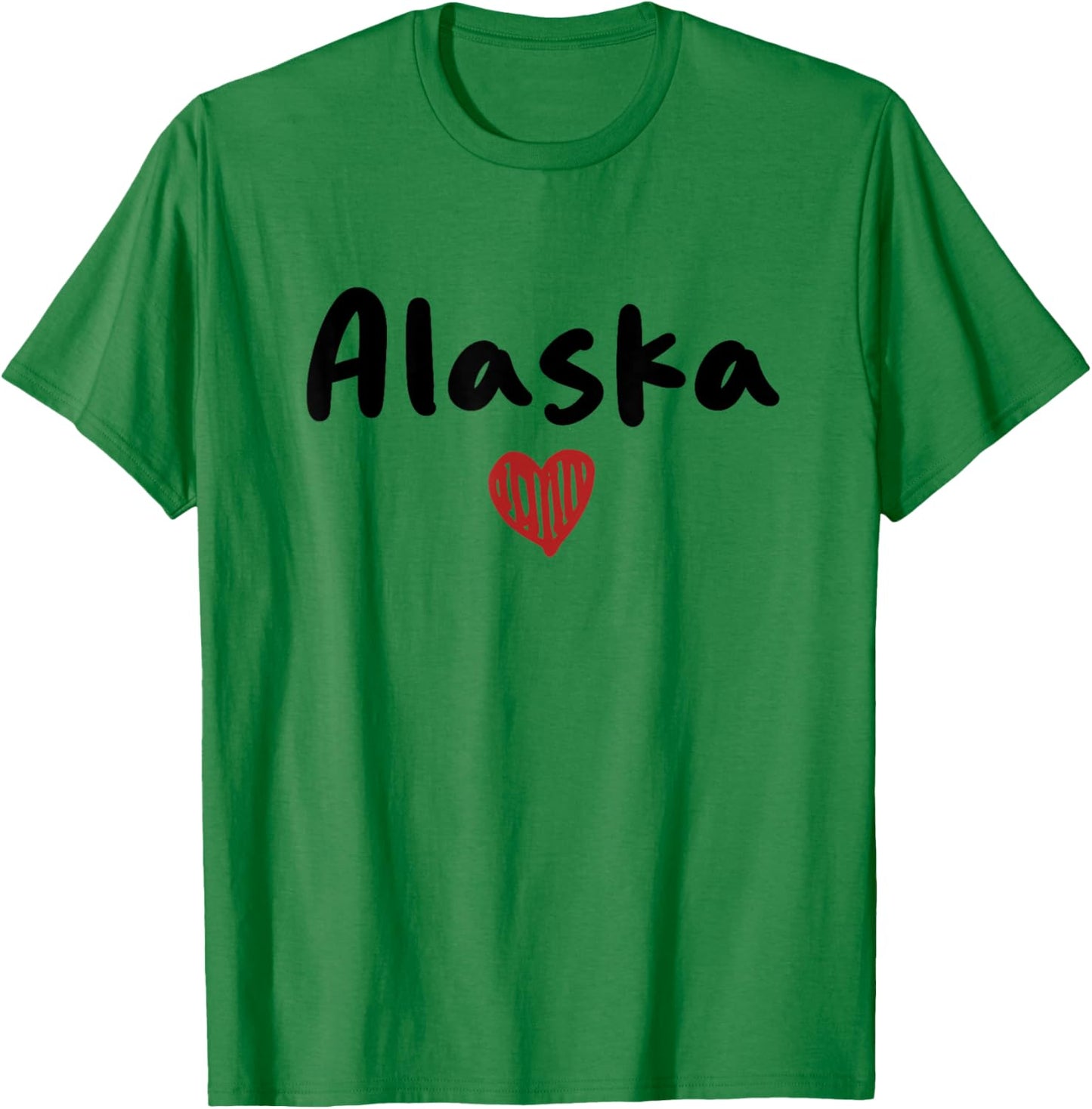 Alaska - I Love Alaska - Classic T-Shirt - T-Shirt | Irish Green