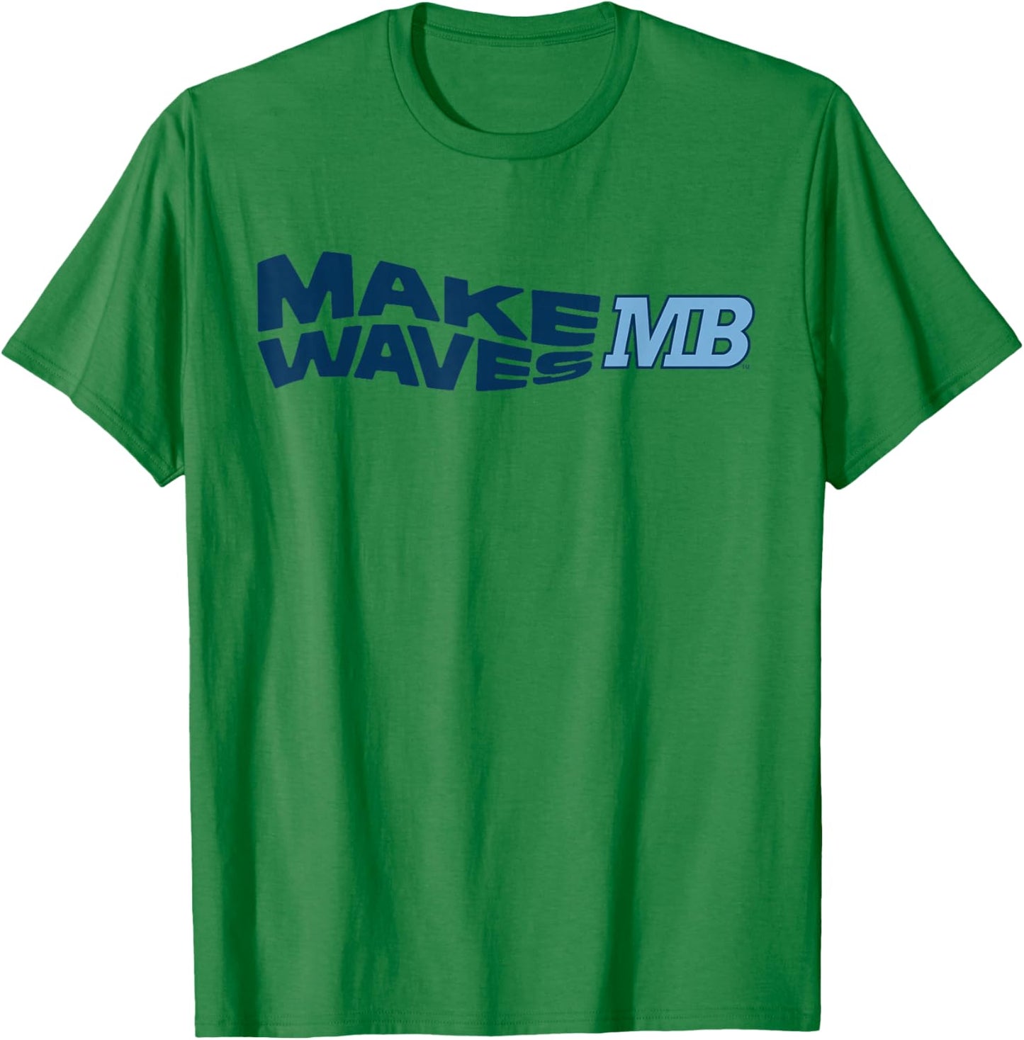 Cal State Monterey Bay Make Waves Logo T-Shirt - T-Shirt | Irish Green