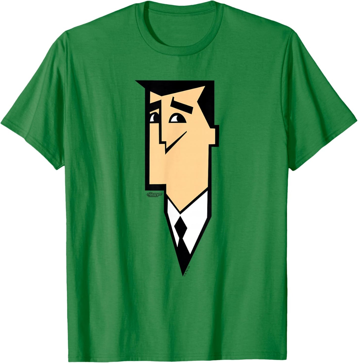 The Powerpuff Girls Professor Utonium Face T-Shirt - T-Shirt | Irish Green