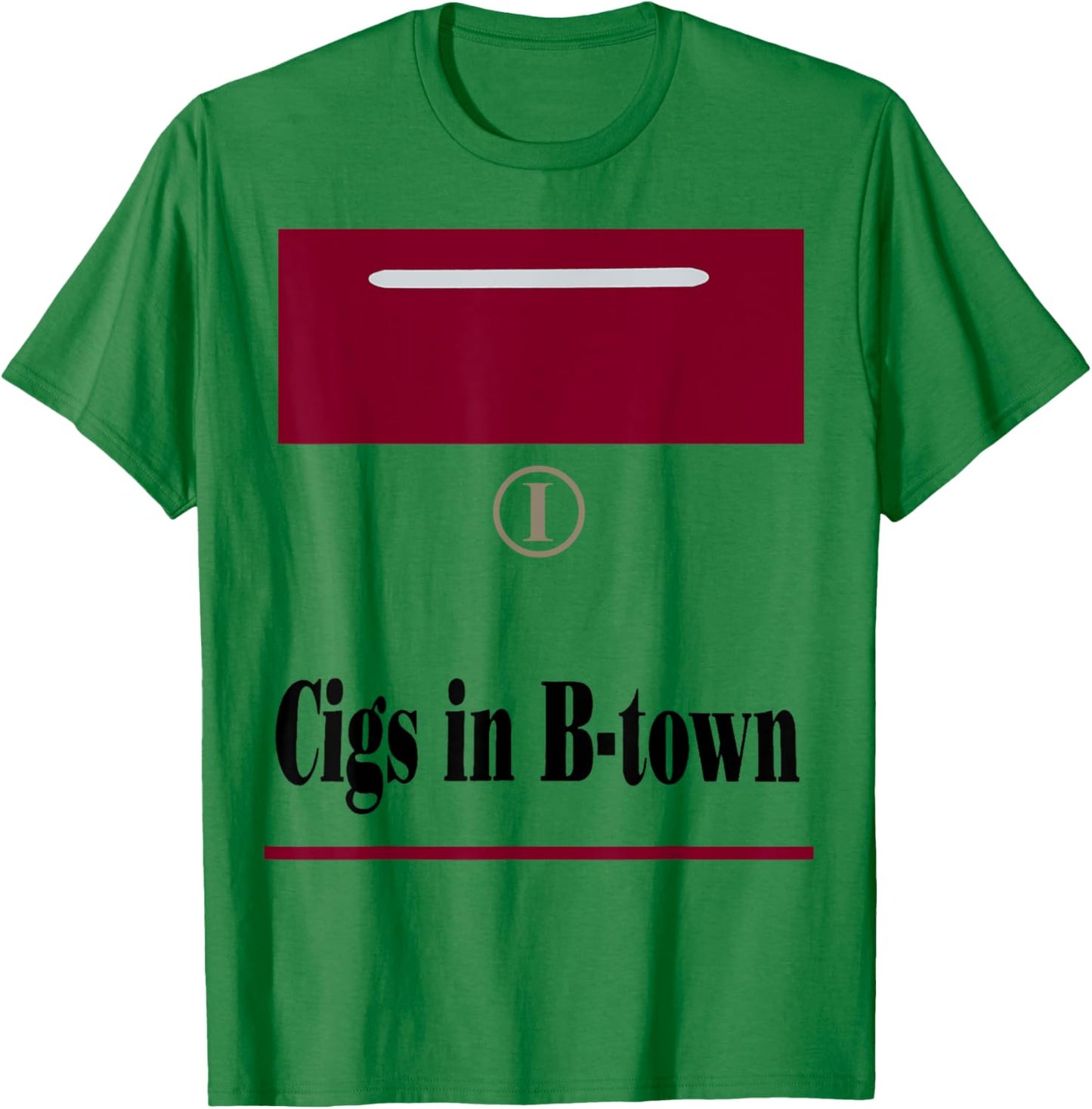 Cigs in B-town - Coach Cig T-Shirt - T-Shirt | Irish Green