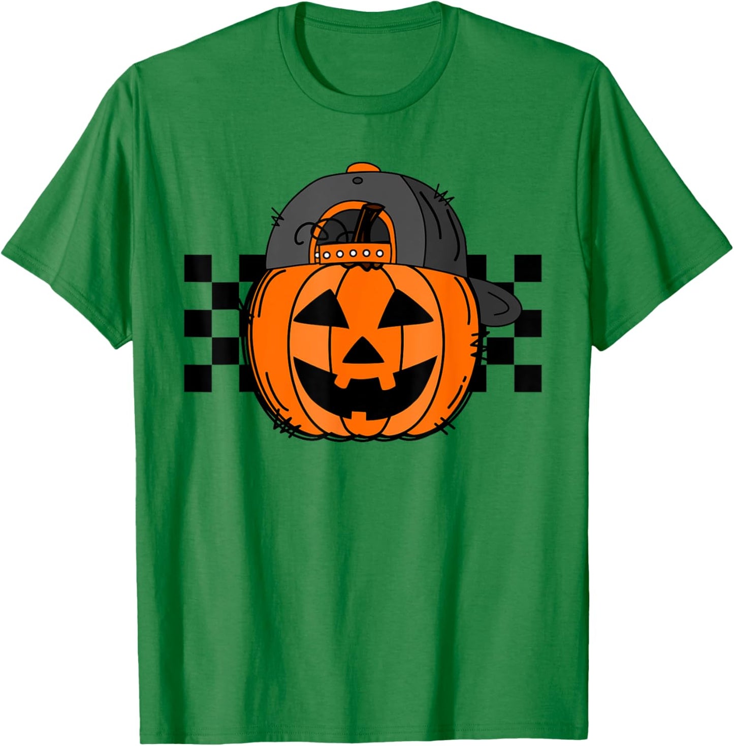 Halloween Shirt Boys Kids Toddler Jack O Lantern Pumpkin Hat T-Shirt - T-Shirt | Irish Green