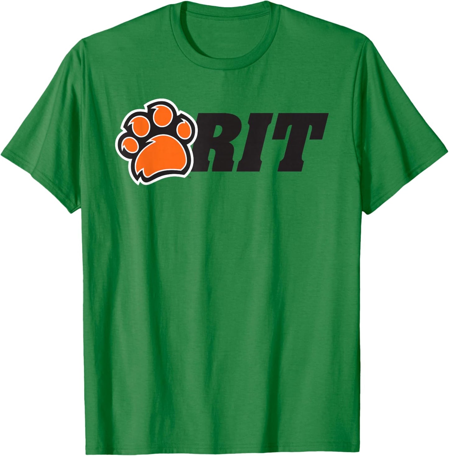 Rochester Institute of Technology RIT Paw Logo T-Shirt - T-Shirt | Irish Green