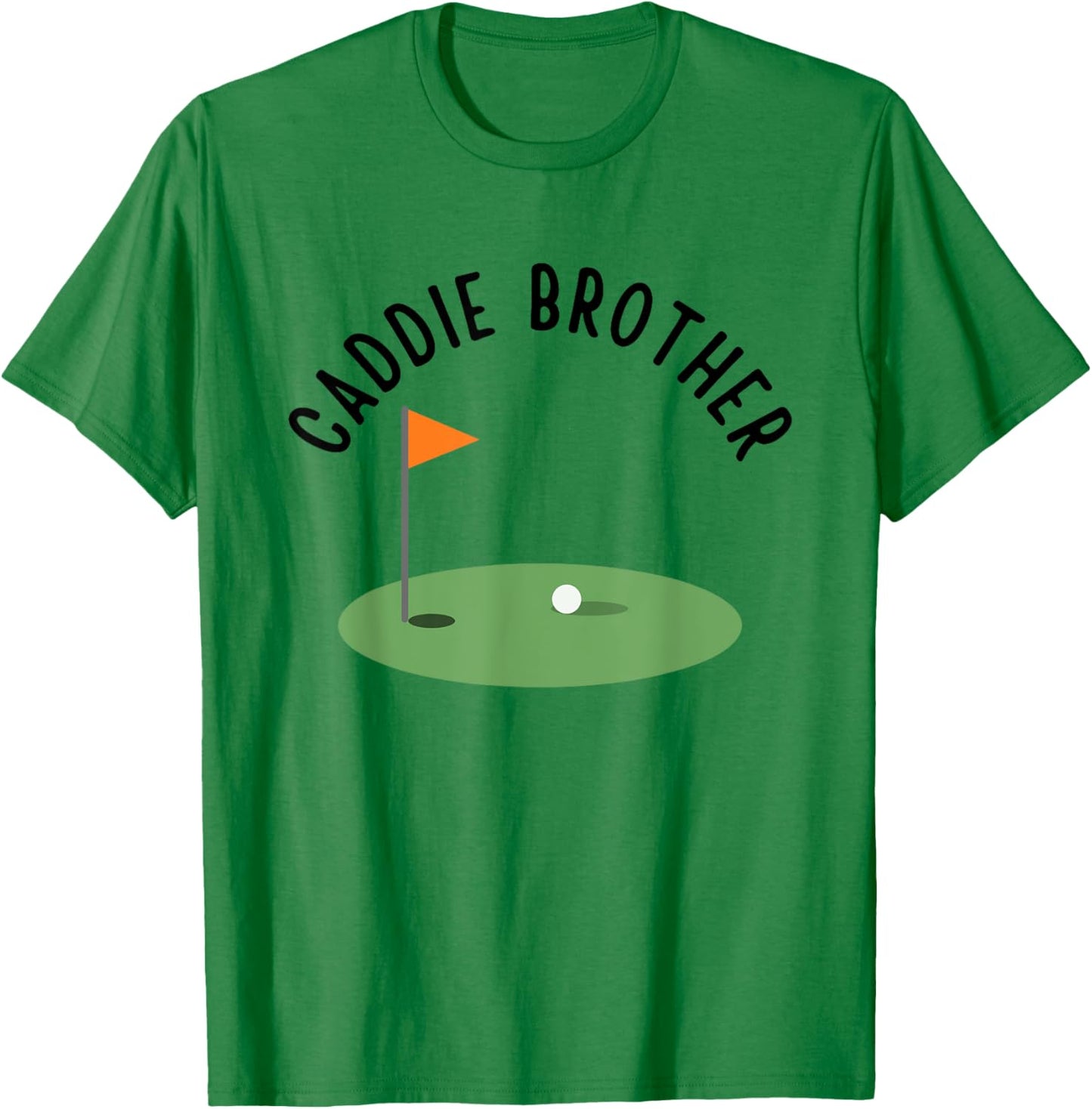 Caddie Brother Cute Matching Birthday Golf Party T-Shirt - T-Shirt | Irish Green