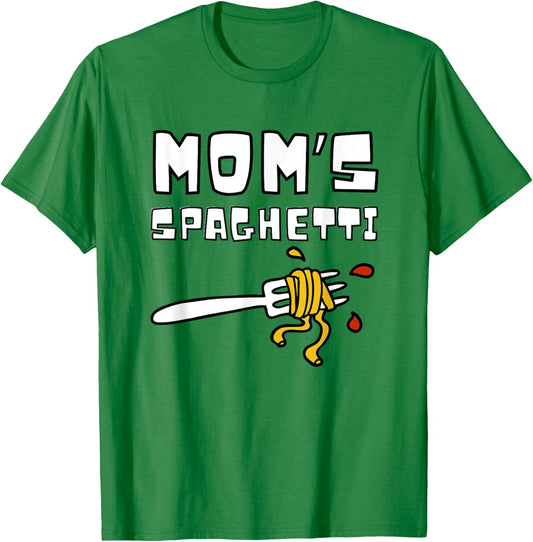 Mom's Spaghetti Funny Toddler Kids T-Shirt - T-Shirt | Irish Green