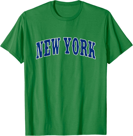 NEW YORK - Throwback Design - Classic T-Shirt - T-Shirt | Irish Green