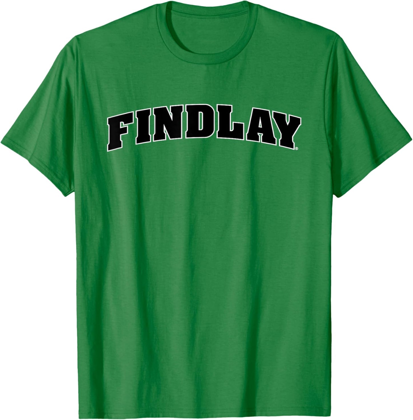 University of Findlay Oilers Block Text Logo T-Shirt - T-Shirt | Irish Green