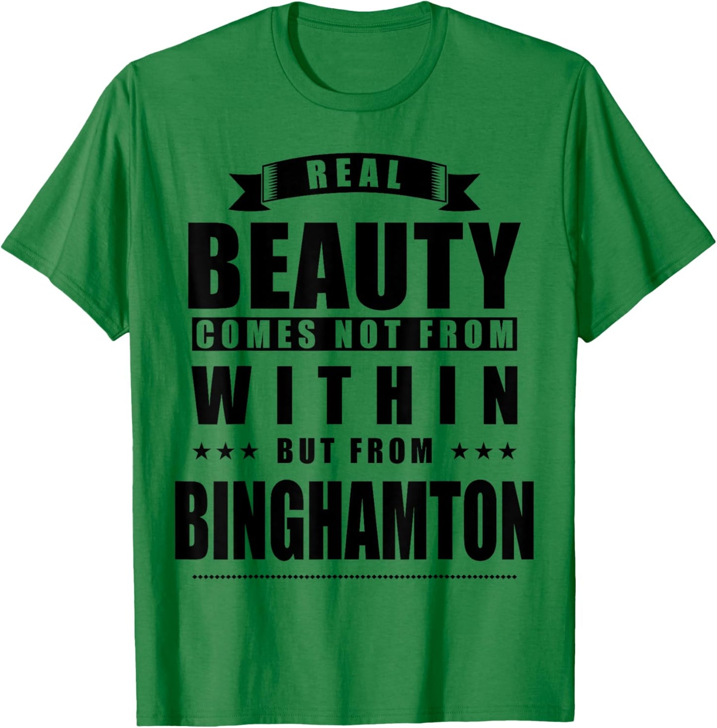 Binghamton - Funny Personalized City Gift T-Shirt - T-Shirt | Irish Green