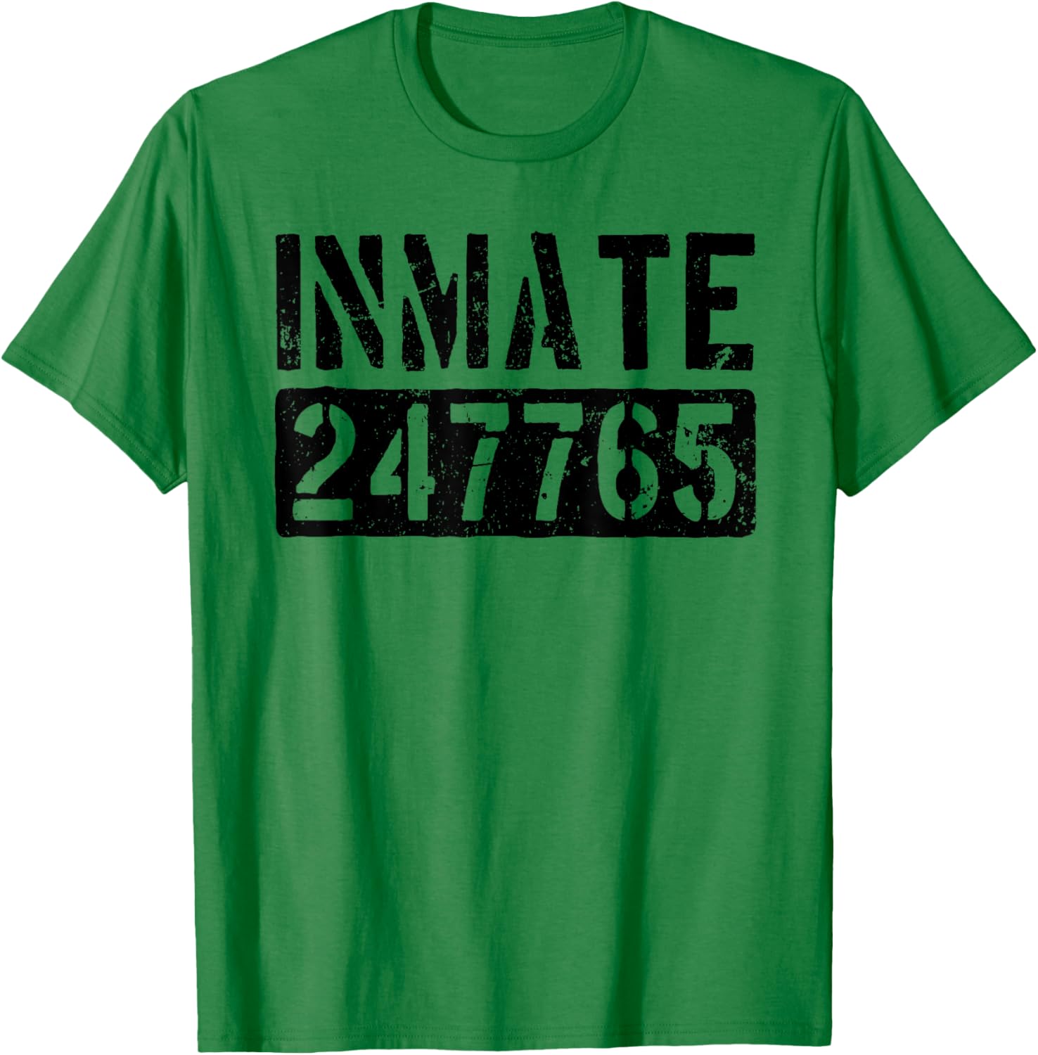 Jail Inmate Funny Prison Inmate Costume Men T-Shirt - T-Shirt | Irish Green