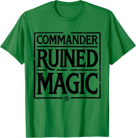 Commander Ruined Magic T-Shirt - T-Shirt | Irish Green