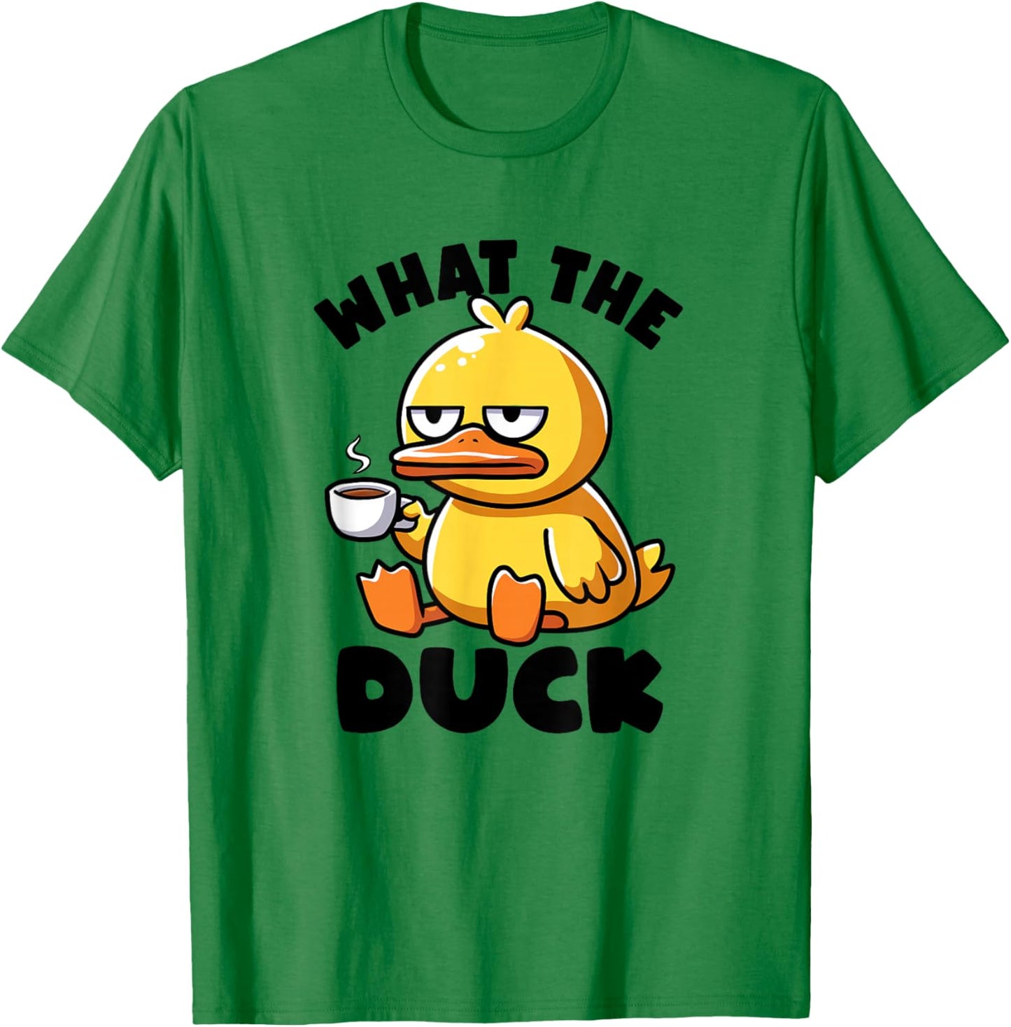 What The Duck Owner I Love Ducks Lover Funny Rubber Duck T-Shirt - T-Shirt | Irish Green