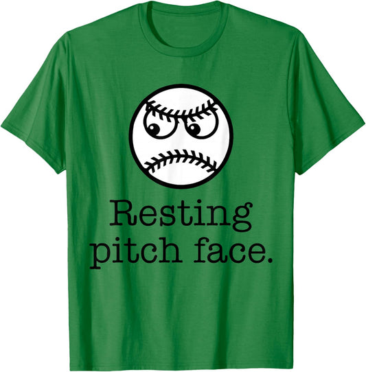 Resting Pitch Face T-Shirt - T-Shirt | Irish Green