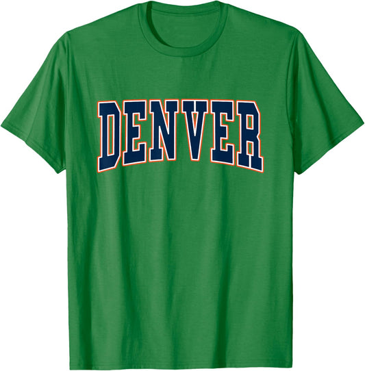 DENVER - Throwback Design - Classic T-Shirt - T-Shirt | Irish Green