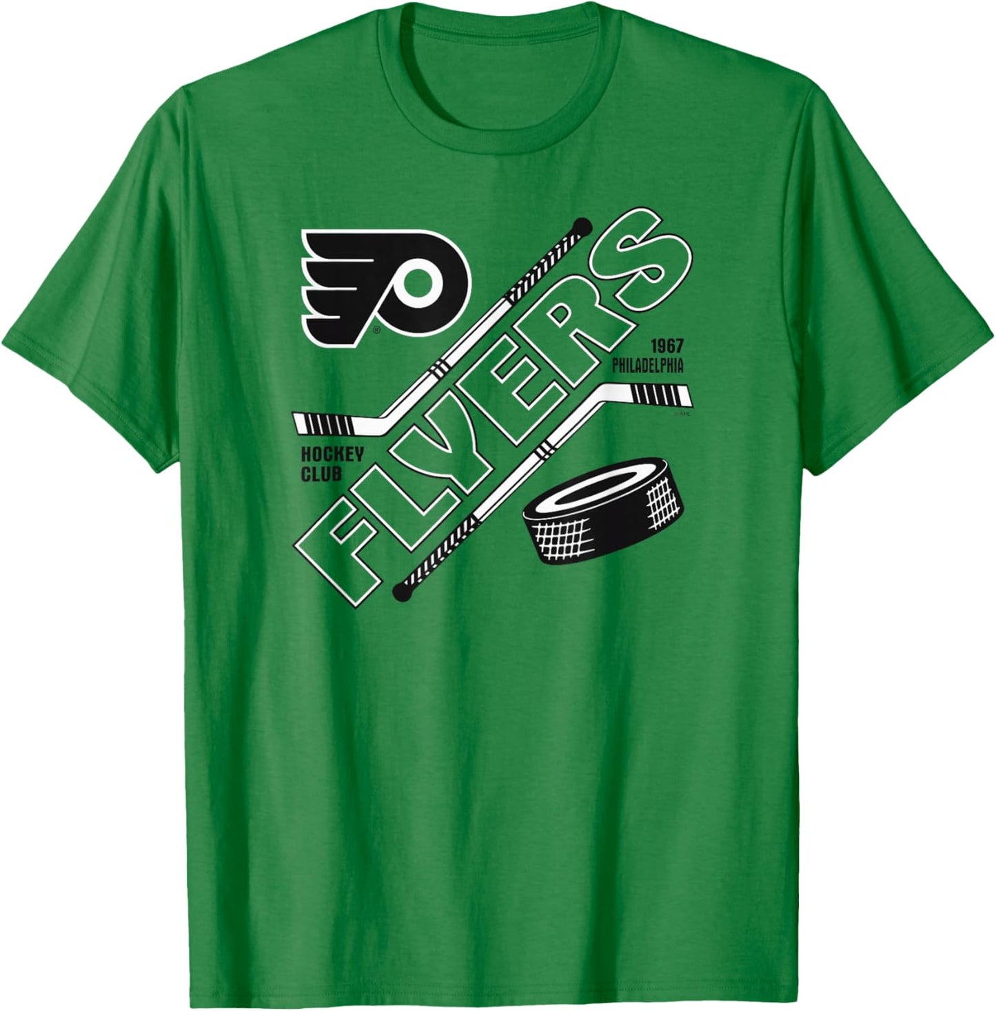 Philadelphia Flyers Force Orange Officially Licensed T-Shirt - T-Shirt | Irish Green