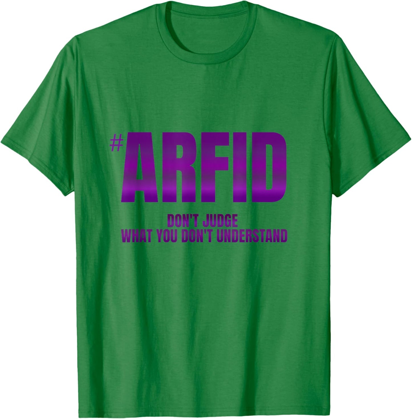 ARFID Don't Judge What You Don't Understand Awareness T-Shirt - T-Shirt | Irish Green