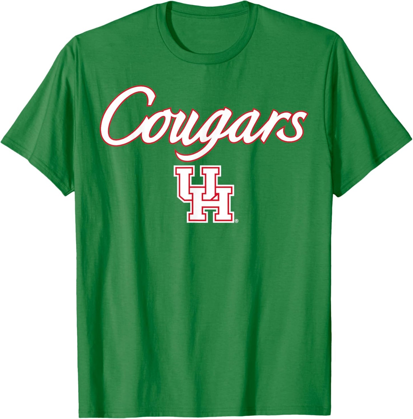 University of Houston | Houston Blue Collection Script Logo T-Shirt - T-Shirt | Irish Green