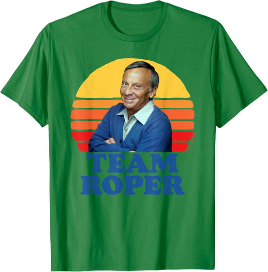 Team Roper Funny Stanley Mr. Roper Three's Company T-Shirt - T-Shirt | Irish Green