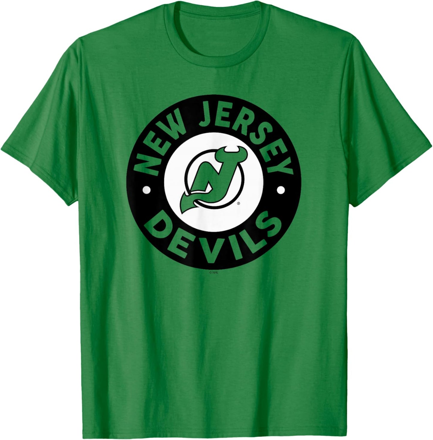 New Jersey Devils Symbol Red Officially Licensed T-Shirt - T-Shirt | Irish Green
