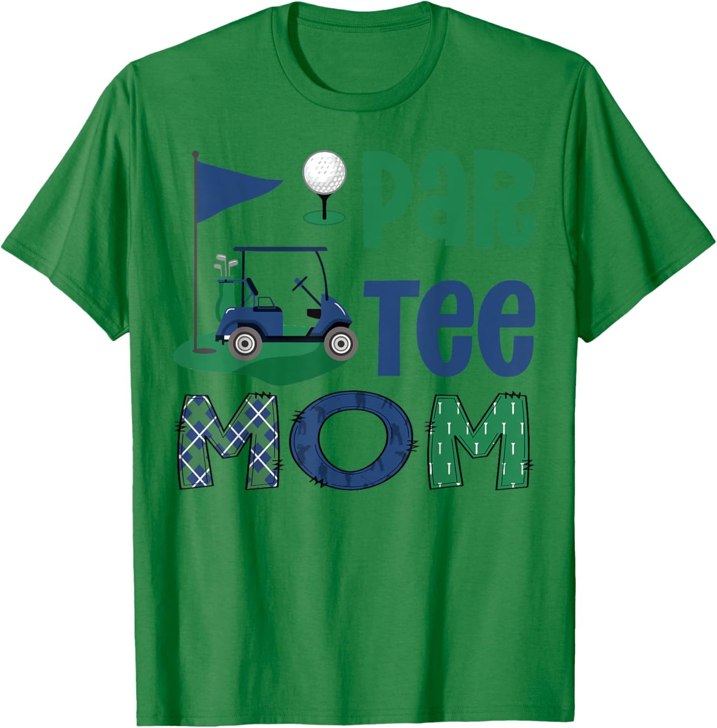 Par- Mom Golf Lover Birthday Party Family Matching T-Shirt - T-Shirt | Irish Green